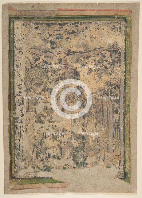 Christ on the Cross (Schr. 2789a), 15th century., 15th century. Creator: Anon.