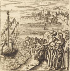 Christ on the Lake, probably c. 1576/1580. Creator: Leonard Gaultier