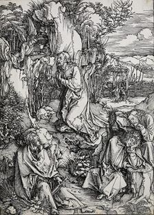 Christ on the mount of olives, 1496-1511. Artist: Albrecht Durer