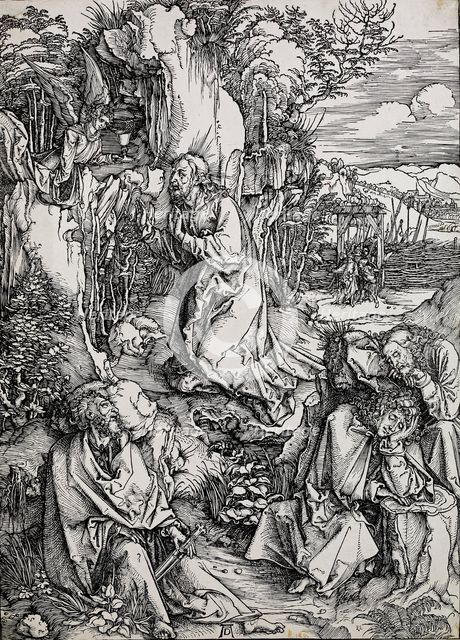 Christ on the mount of olives, 1496-1511. Artist: Albrecht Durer.