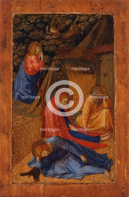 Christ on the Mount of Olives, 1428-1429. Creator: Angelico, Fra Giovanni, da Fiesole (around 1400-1455).