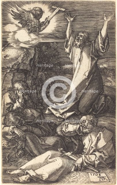 Christ on the Mount of Olives, 1508. Creator: Albrecht Durer.