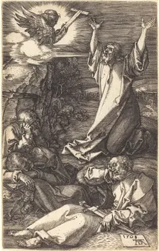 Christ on the Mount of Olives, 1508. Creator: Albrecht Durer