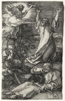 Christ on the Mount of Olives, 1508. Creator: Albrecht Dürer (German, 1471-1528)