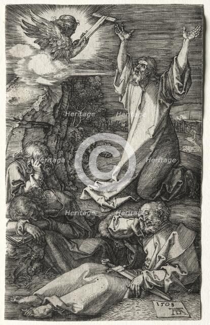Christ on the Mount of Olives, 1508. Creator: Albrecht Dürer (German, 1471-1528).