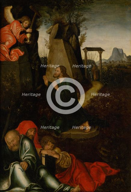 Christ on the Mount of Olives, 1530-1560. Creator: Unknown.