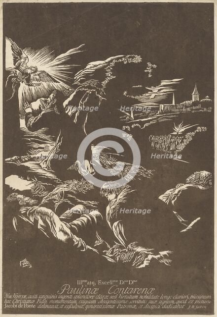 Christ on the Mount of Olives, 1743. Creator: John Baptist Jackson.