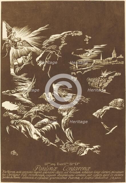 Christ on the Mount of Olives, 1743. Creator: John Baptist Jackson.