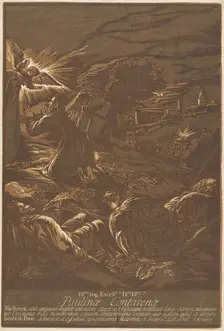 Christ on the Mount of Olives, 1743. Creator: John Baptist Jackson