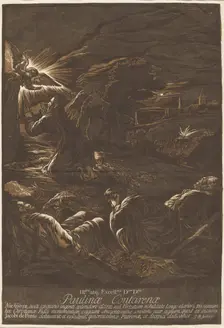 Christ on the Mount of Olives, 1743. Creator: John Baptist Jackson