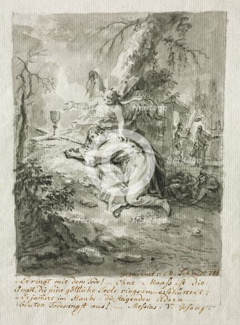 Christ on the Mount of Olives, 1788. Creator: Martin Johann Schmidt (Austrian, 1718-1801).