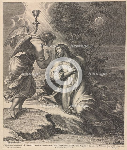 Christ on the Mount of Olives. Creator: Pieter de Bailliu.