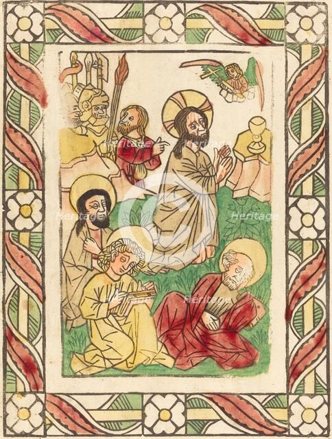 Christ on the Mount of Olives, c. 1450/1460. Creator: Unknown.