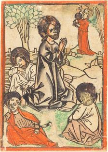 Christ on the Mount of Olives, c. 1460. Creator: Unknown