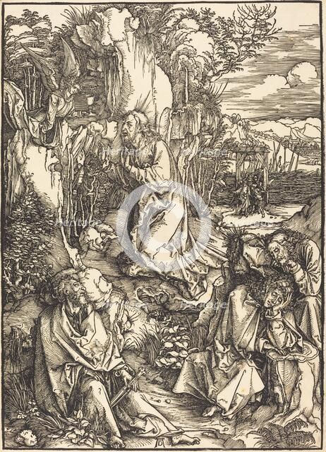 Christ on the Mount of Olives, c. 1497/1499. Creator: Albrecht Durer.