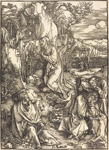Christ on the Mount of Olives, c. 1497/1499. Creator: Albrecht Durer