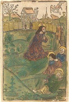 Christ on the Mount of Olives, c. 1490. Creator: Unknown