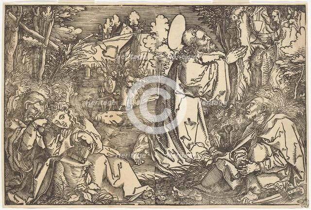 Christ on the Mount of Olives, c. 1522. Creator: Hans Weiditz.