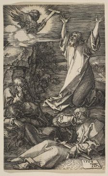 Christ on the Mount of Olives, from The Passion, 1508. Creator: Albrecht Durer