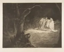 Christ on the Mount of Olives, late 18th-early 19th century. Creator: Vivant Denon