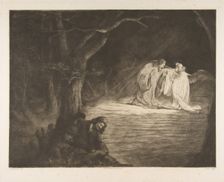 Christ on the Mount of Olives, late 18th-early 19th century. Creator: Vivant Denon