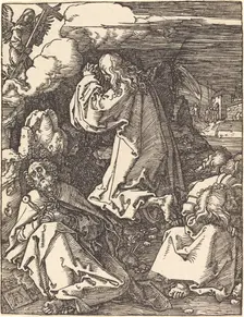 Christ on the Mount of Olives, probably c. 1509/1510. Creator: Albrecht Durer