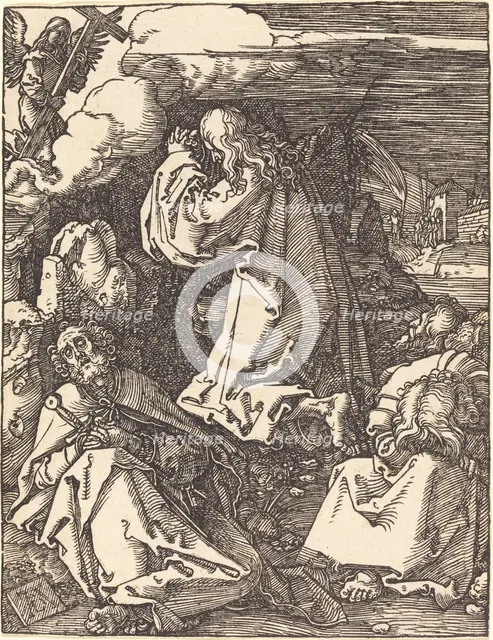 Christ on the Mount of Olives, probably c. 1509/1510. Creator: Albrecht Durer.