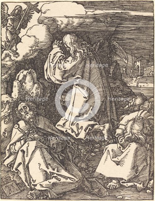 Christ on the Mount of Olives, probably c. 1509/1510. Creator: Albrecht Durer.
