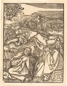 Christ on the Mount of Olives, probably c. 1509/1510. Creator: Albrecht Durer
