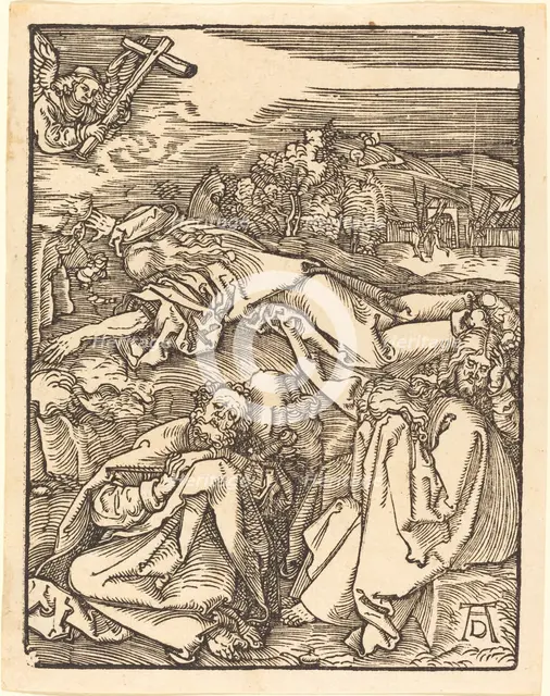 Christ on the Mount of Olives, probably c. 1509/1510. Creator: Albrecht Durer.