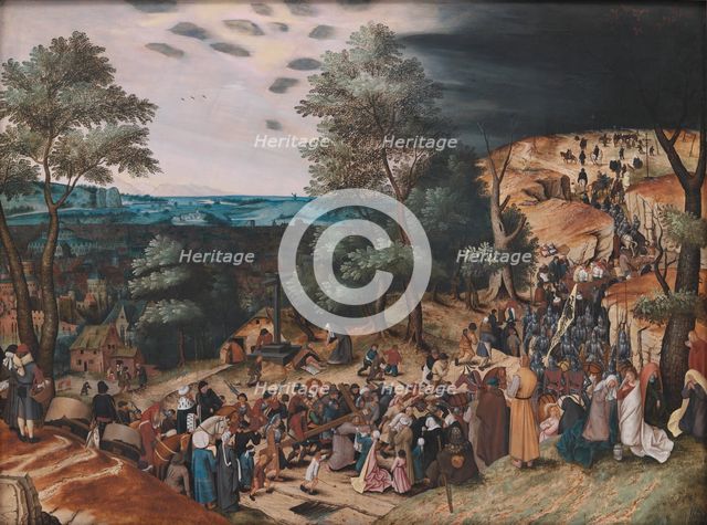 Christ on the Road to Calvary;The Way to Calvary, 1579-1638. Creator: Pieter Brueghel the Younger.