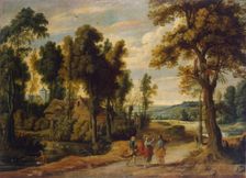 Christ on the Road to Emmaus, 1640. Creator: Jan Wildens