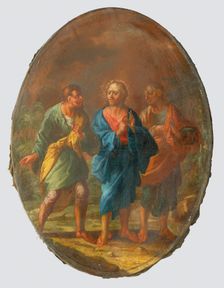 Christ on the Road to Emmaus, 18th century. Creator: Unknown