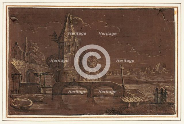 Christ on the Road to Emmaus, n.d. Creator: Unknown.