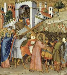 Christ on the route to Calvary, 1415. Creator: Andrea di Bartolo