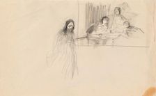 Christ at Emmaus, c. 1902. Creator: Jean Louis Forain
