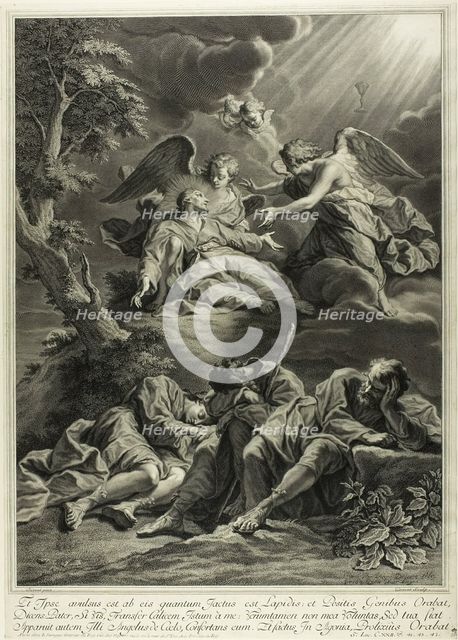 Christ at Gethsemane, n.d. Creator: Pierre Imbert Drevet.