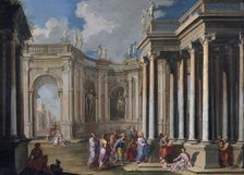 Christ at the Temple, 17th Century. Creator: Giovanni Ghisolfi