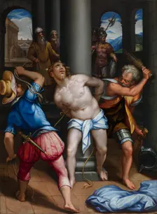 Christ At The Column, c1578-80. Creator: Dionisio Calvaert