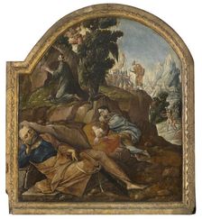 Christ at the Garden of Gethsemane at the Mount of Olives, 1544. Creator: Anon