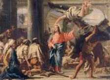 Christ at the pool of Bethesda 1780. Creator: Giovanni Domenico Tiepolo