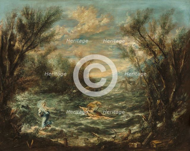 Christ at the Sea of Galilee, c. 1740. Creator: Alessandro Magnasco.