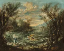 Christ at the Sea of Galilee, c. 1740. Creator: Alessandro Magnasco