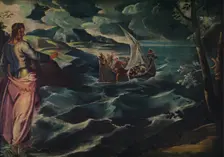 Christ at the Sea of Galilee c1575-1580.. Artist: Jacopo Tintoretto