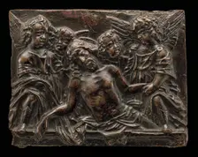 Christ Attended in the Tomb by Four Angels, c. 1500. Creator: Unknown