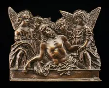 Christ Attended in the Tomb by Four Angels, c. 1500. Creator: Unknown
