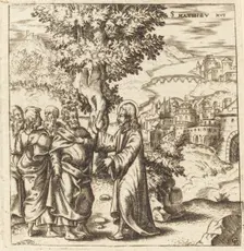 Christ Admonishes His Disciples, probably c. 1576/1580. Creator: Leonard Gaultier