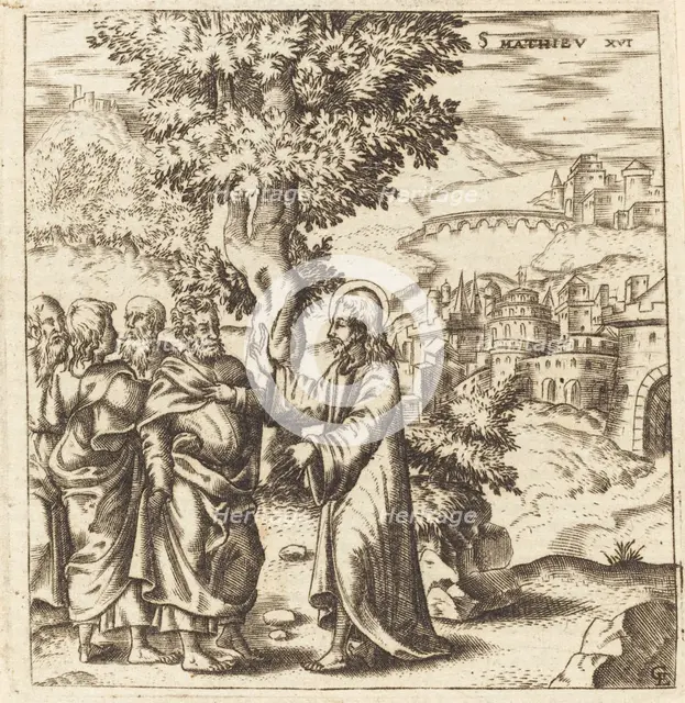 Christ Admonishes His Disciples, probably c. 1576/1580. Creator: Leonard Gaultier.