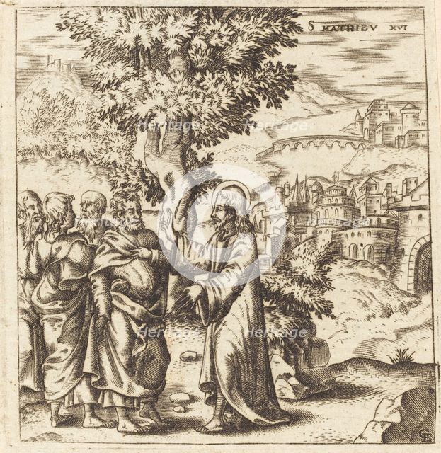 Christ Admonishes His Disciples, probably c. 1576/1580. Creator: Leonard Gaultier.