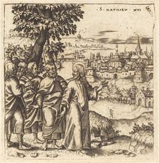 Christ Admonishes His Disciples, probably c. 1576/1580. Creator: Leonard Gaultier